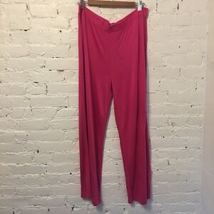 NWT Gudrun Sjoden jersey knit relaxed pants bright pink size xl